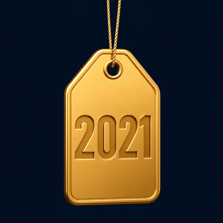 2021년 가격표 일러스트